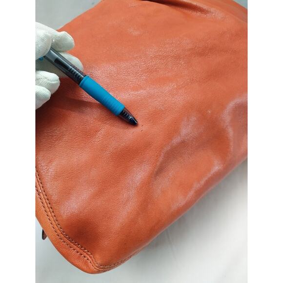 Coach Maggie Orange Leather 3 Compartments Shoulder Bag - Picture 9 of 16